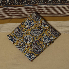 Brown - Plain Cotton 3pc Unstitched Dress Material 10