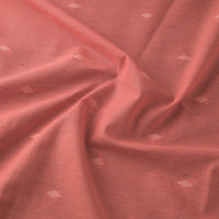 Peach - Jacquard Prewashed Cotton Fabric 19