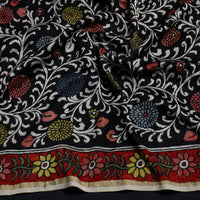 Handpainted Chanderi Silk Kalamkari Blouse Piece 37