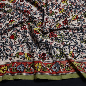 Buy Multicolor Handpainted Cotton Kalamkari Blouse Piece