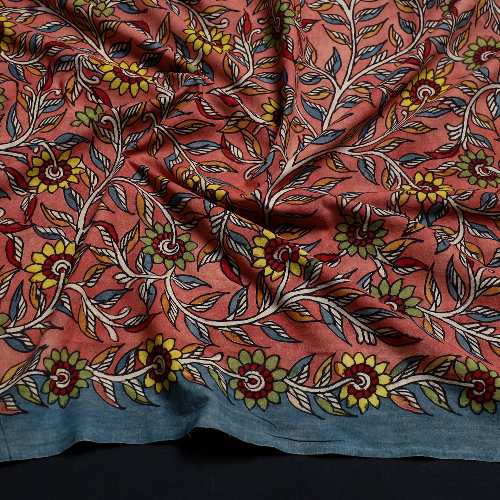 Handpainted Cotton Kalamkari Blouse Piece 15