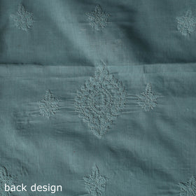 Lucknow Chikankari Parsi Style Hand Embroidered Pure Mul Cotton Unstitched Kurta Material (2.8M) 25