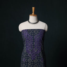 Chikankari Hand Embroidered Cotton Unstitched Kurta Material (3M) 30