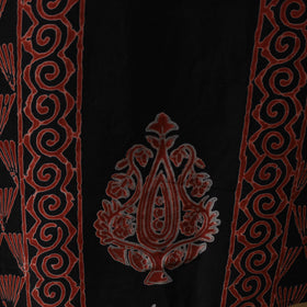 Bagru Hand Block Print Natural Dyed Modal Silk 2pc Unstitched Dress Material Kurta Set 15