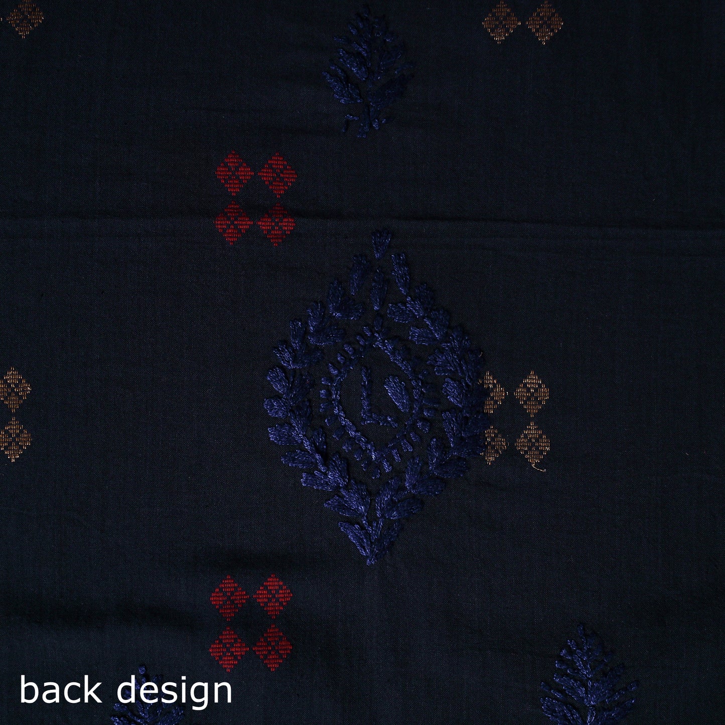 Chikankari Hand Embroidered Cotton Unstitched Kurta Material (3M) 40