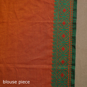 Orange - kandangi chettinad cotton saree with border 88