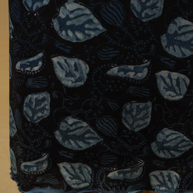 Bagru Hand Block Print Natural Dyed Modal Silk 2pc Unstitched Dress Material Kurta Set 20