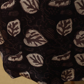 Bagru Hand Block Print Natural Dyed Modal Silk 2pc Unstitched Dress Material Kurta Set 21