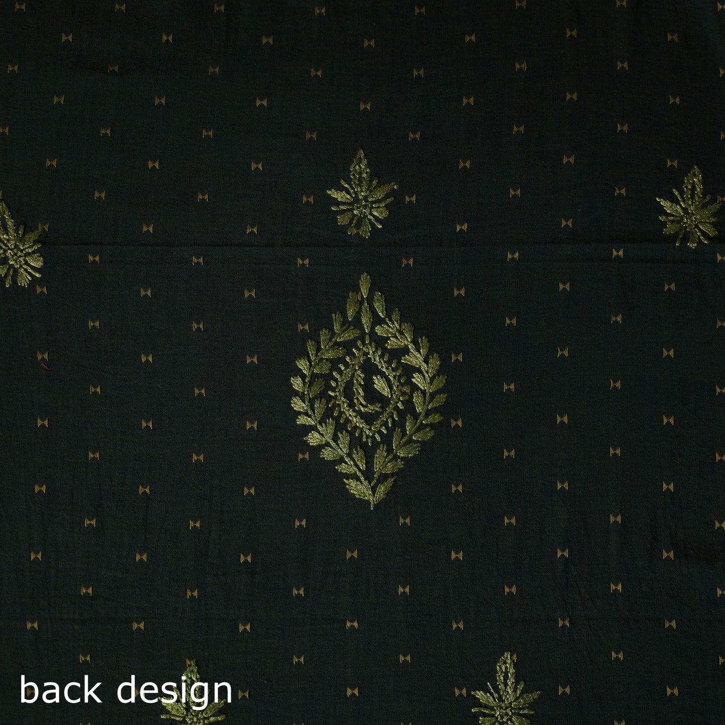 Chikankari Hand Embroidered Cotton Unstitched Kurta Material (3M) 34