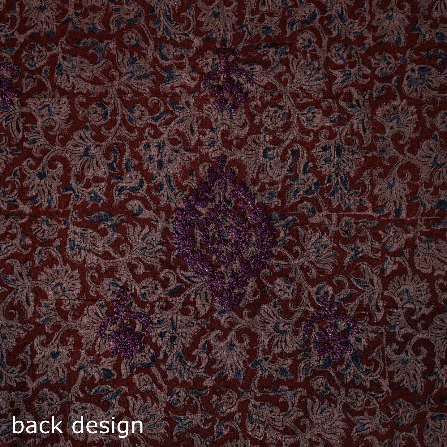 Chikankari Hand Embroidered Cotton Unstitched Kurta Material (3M) 23
