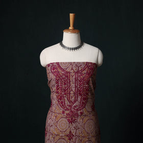 Chikankari Hand Embroidered Cotton Unstitched Kurta Material (3M) 24