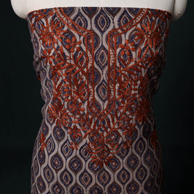 Chikankari Hand Embroidered Cotton Unstitched Kurta Material (3M) 29