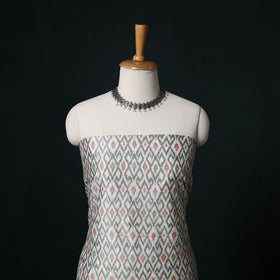 Pochampally Ikat Handloom Sico 2pc Unstitched Dress Material Kurta Set 01