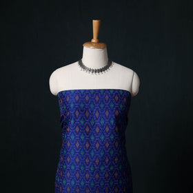 Pochampally Ikat Handloom Sico 2pc Unstitched Dress Material Kurta Set 03