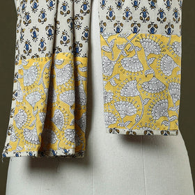 Multicolor - cotton patchwork kalamkari stole 09