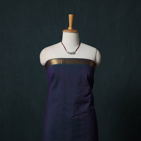 Mangalagiri Handwoven 2pc Cotton Unstitched Dress Material Kurta Set with Jewellery 10