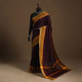 Purple Kandangi Chettinad Cotton Saree with Border