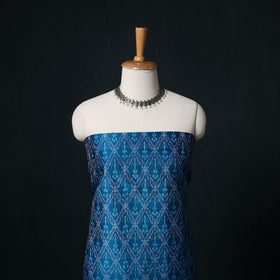 Pochampally Ikat Handloom Sico 2pc Unstitched Dress Material Kurta Set 06