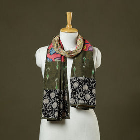 Multicolor - cotton patchwork kalamkari stole 19