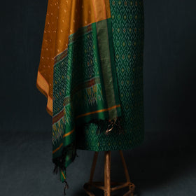 Pochampally Ikat Handloom Sico 2pc Unstitched Dress Material Kurta Set 11