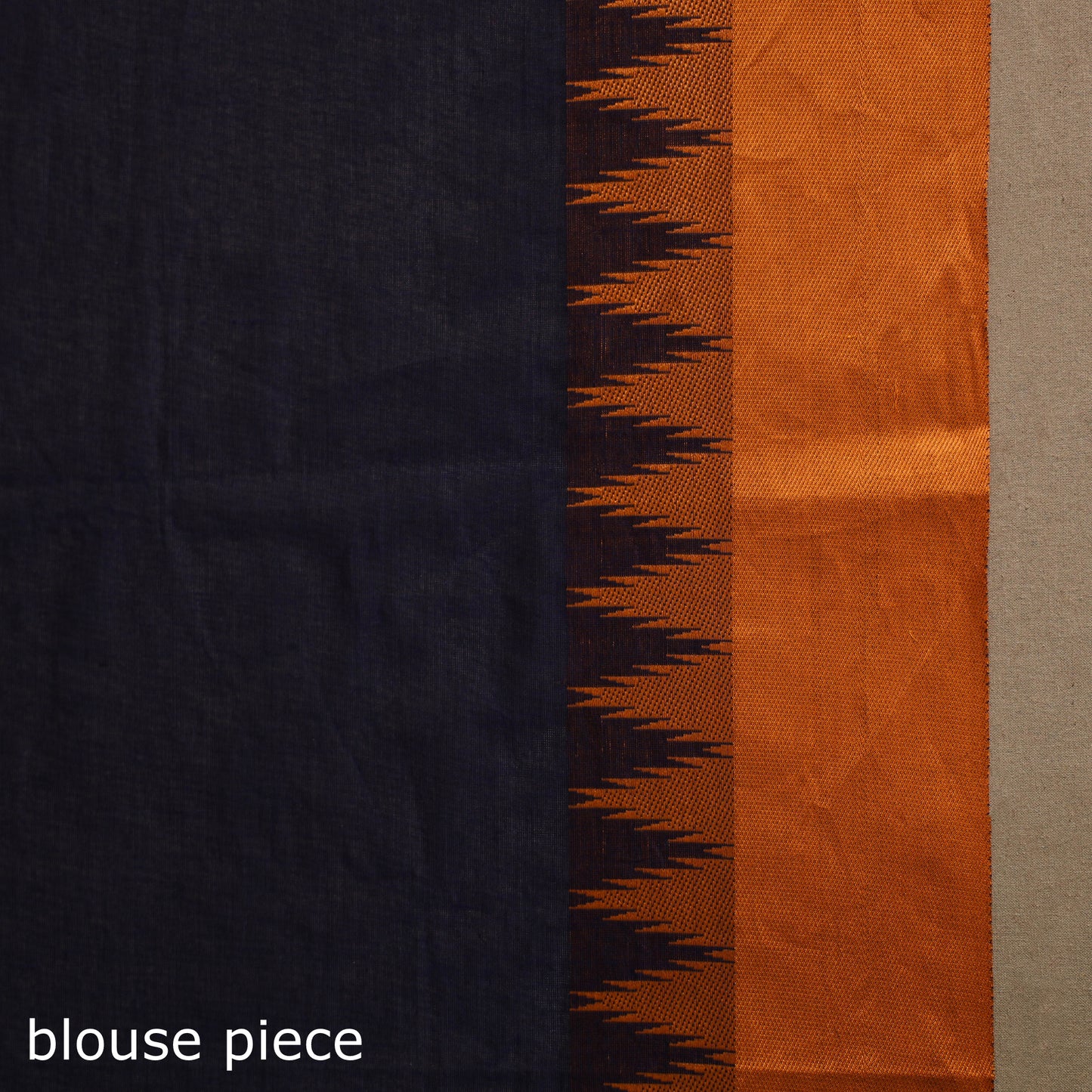 Blue - kandangi chettinad cotton saree with border 113
