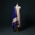 Pochampally Ikat Handloom Sico 2pc Unstitched Dress Material Kurta Set 13