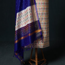 Pochampally Ikat Handloom Sico 2pc Unstitched Dress Material Kurta Set 13