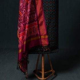 Pochampally Ikat Handloom Sico 2pc Unstitched Dress Material Kurta Set 16