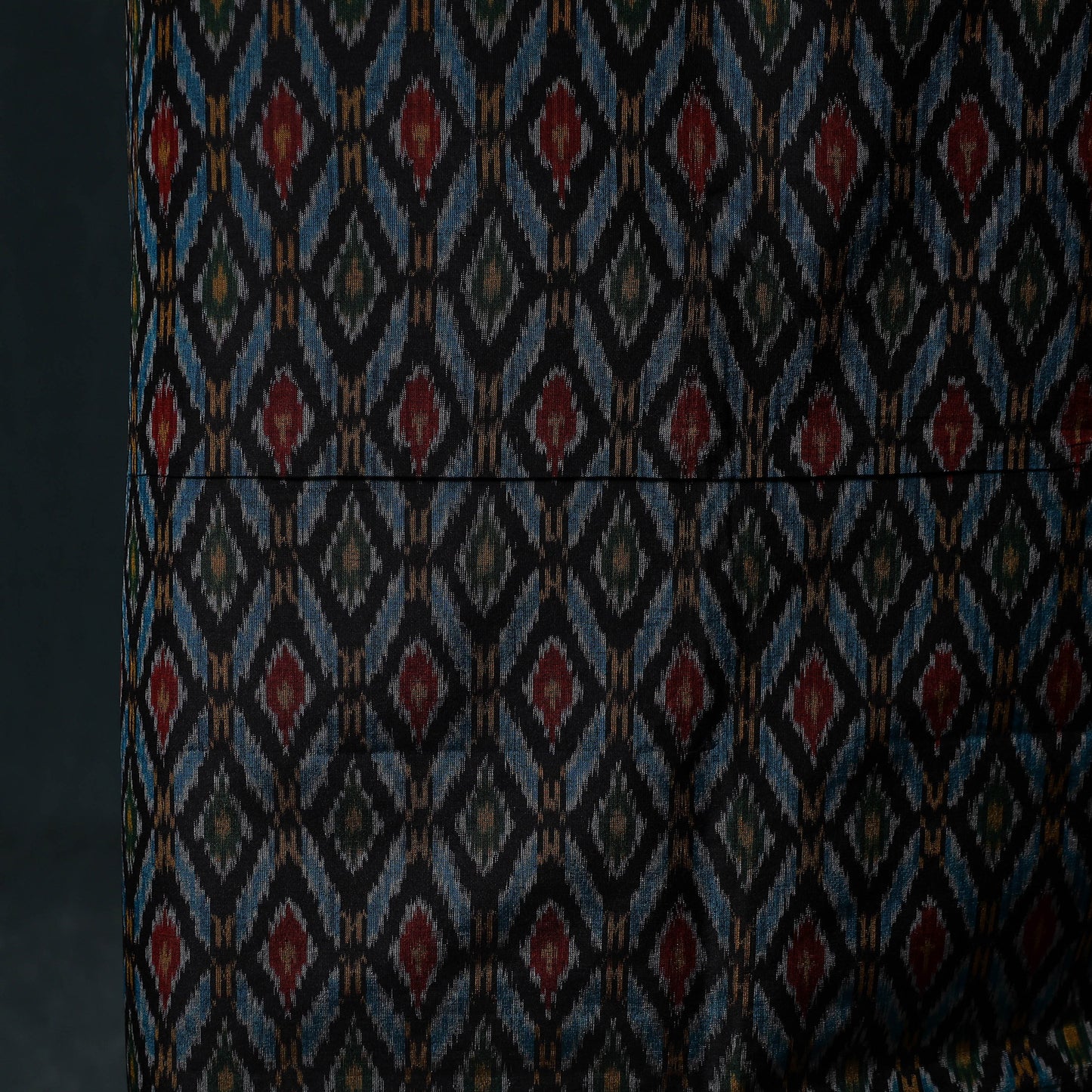 Pochampally Ikat Handloom Sico 2pc Unstitched Dress Material Kurta Set 16