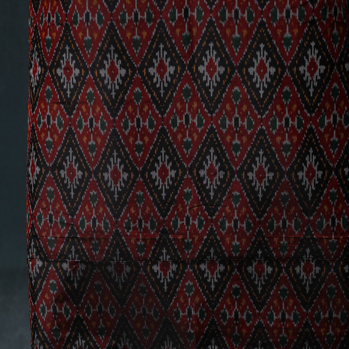 Pochampally Ikat Handloom Sico 2pc Unstitched Dress Material Kurta Set 17
