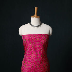 Pochampally Ikat Handloom Sico 2pc Unstitched Dress Material Kurta Set 22