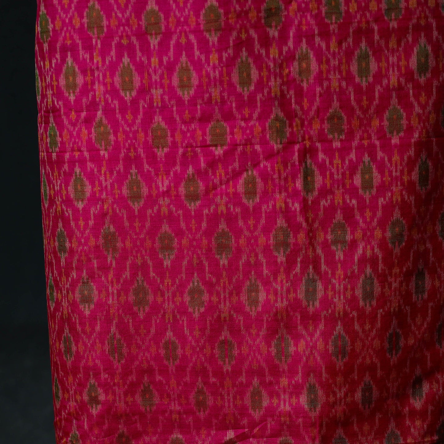 Pochampally Ikat Handloom Sico 2pc Unstitched Dress Material Kurta Set 22