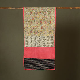 Multicolor - cotton patchwork kalamkari stole 07