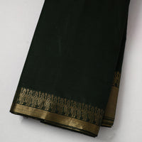 Green - Cotton Kanchipuram Fabric with Zari Border 23