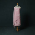 Pink - Lucknowi Chikankari Hand Embroidered Cotton 3pc Unstitched Dress Material Suit Set 44