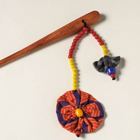  Handcrafted Gamcha Fabart Beadwork Wooden Juda Stick by Rangila Dhaga 