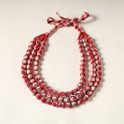 Handcrafted Gamcha Fabart Necklace by Rangila Dhaga