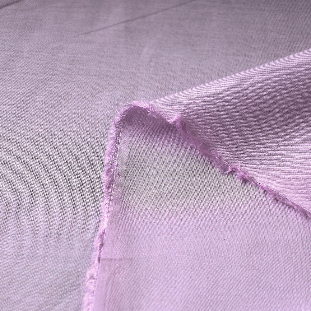 Purple - Prewashed Plain Dyed Cotton Fabric 40