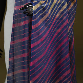 Leheriya Tie-Dye Kota Doria Cotton Dupatta with Tassels 02