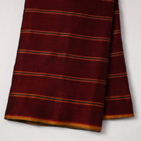 Red - Mercerised Cotton Thread Work Dharwad Fabric 01