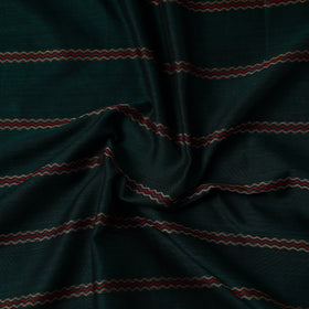 Buy Green Mercerised Cotton Thread Work Dharwad Fabric