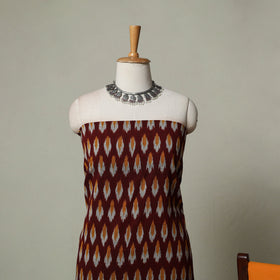 Pochampally Ikat Weave 3pc Cotton Unstitched Dress Material Suit Set 01