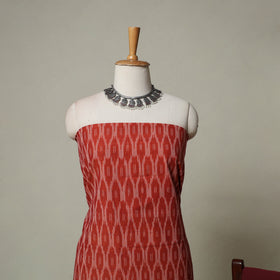 Pochampally Ikat Weave 3pc Cotton Unstitched Dress Material Suit Set 03