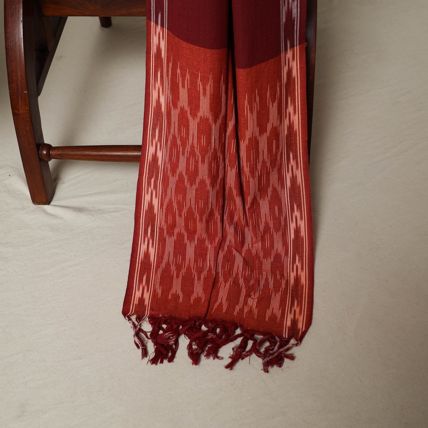 Pochampally Ikat Weave 3pc Cotton Unstitched Dress Material Suit Set 03