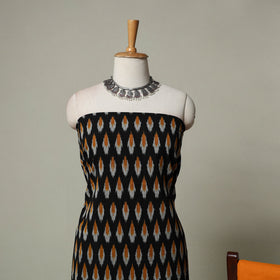 Pochampally Ikat Weave 3pc Cotton Unstitched Dress Material Suit Set 05   2026/390-1 5