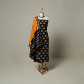 Pochampally Ikat Weave 3pc Cotton Unstitched Dress Material Suit Set 05   2026/390-1 5