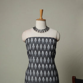 Pochampally Ikat Weave 3pc Cotton Unstitched Dress Material Suit Set 06