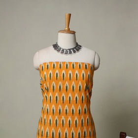 Pochampally Ikat Weave 3pc Cotton Unstitched Dress Material Suit Set 07