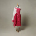 Pochampally Ikat Weave 3pc Cotton Unstitched Dress Material Suit Set 09
