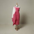 Pochampally Ikat Weave 3pc Cotton Unstitched Dress Material Suit Set 10